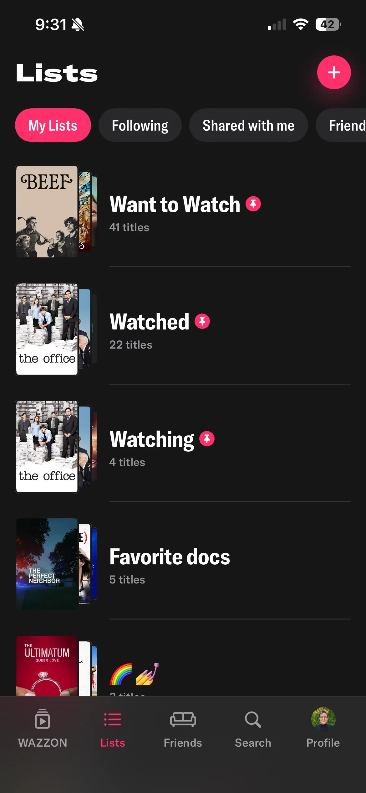 Save what you want to watch.